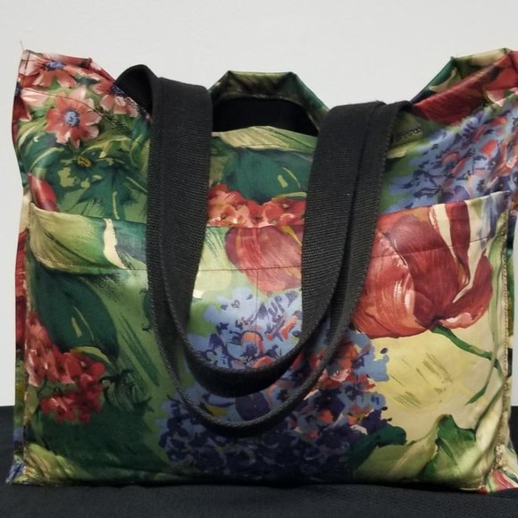 Handmade Large Floral Tote Bag - Picture 2 of 5
